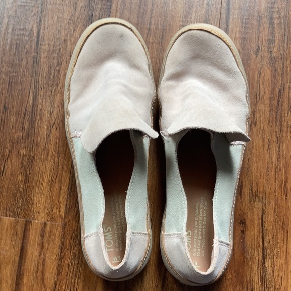 Toms Loma slip on shoes two tone suede size 9 - Picture 6 of 7